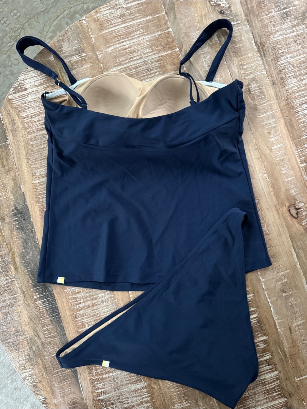 Summersalt The Oasis Tankini Top & The Classic Mid-Rise Bikini Bottom Size 12 - Picture 3 of 8
